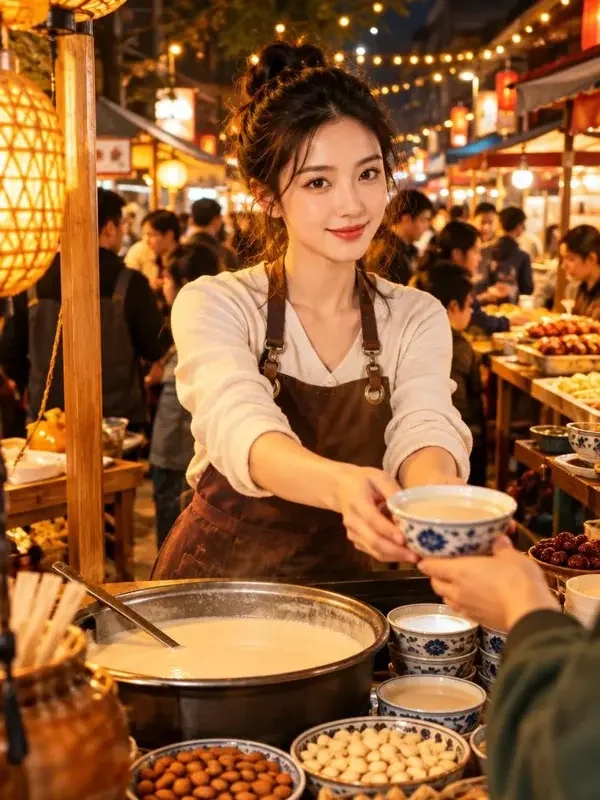 囍字灯笼下的小饭馆封面